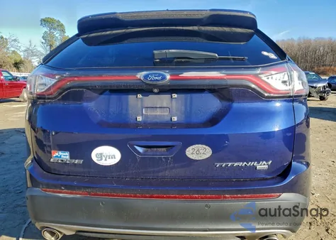 2016 Ford Edge Titanium z USA, uszkodzony, nr VIN 2FMPK4K84GBB42360